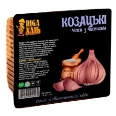 РІГА ХЛІБ ЧІПСИ КОЗАЦЬКІ З ЧАСНИКОМ 110ГР
